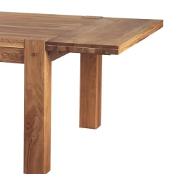 Allonge 45 cm chêne massif pour table carrée 140 cm FJORD