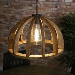 Ampoule globe 20 cm ambré LED filament lumière chaude (E27)