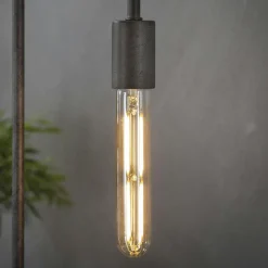 Ampoule poire ambrée LED filament lumière chaude (E27)