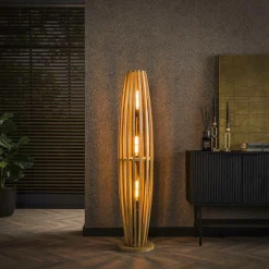 Ampoule tube 18,5 cm ambré LED filament lumière chaude (E27)
