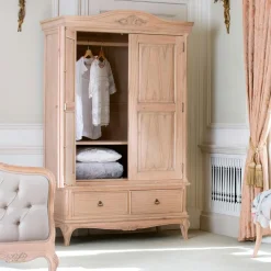 Armoire 2 portes romantique BLOIS