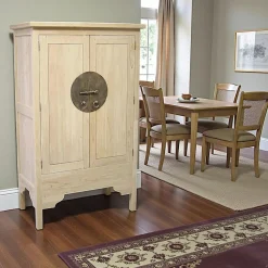 Armoire asiatique hévéa 104x170cm MAORI