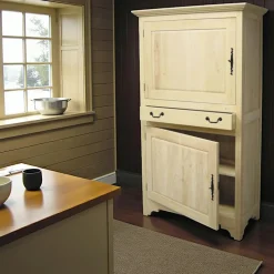 Armoire Hévéa 2 portes, 1 tiroir 105x50x185cm TRADITION