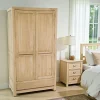 Armoire moderne hévéa 105x195cm OLGA