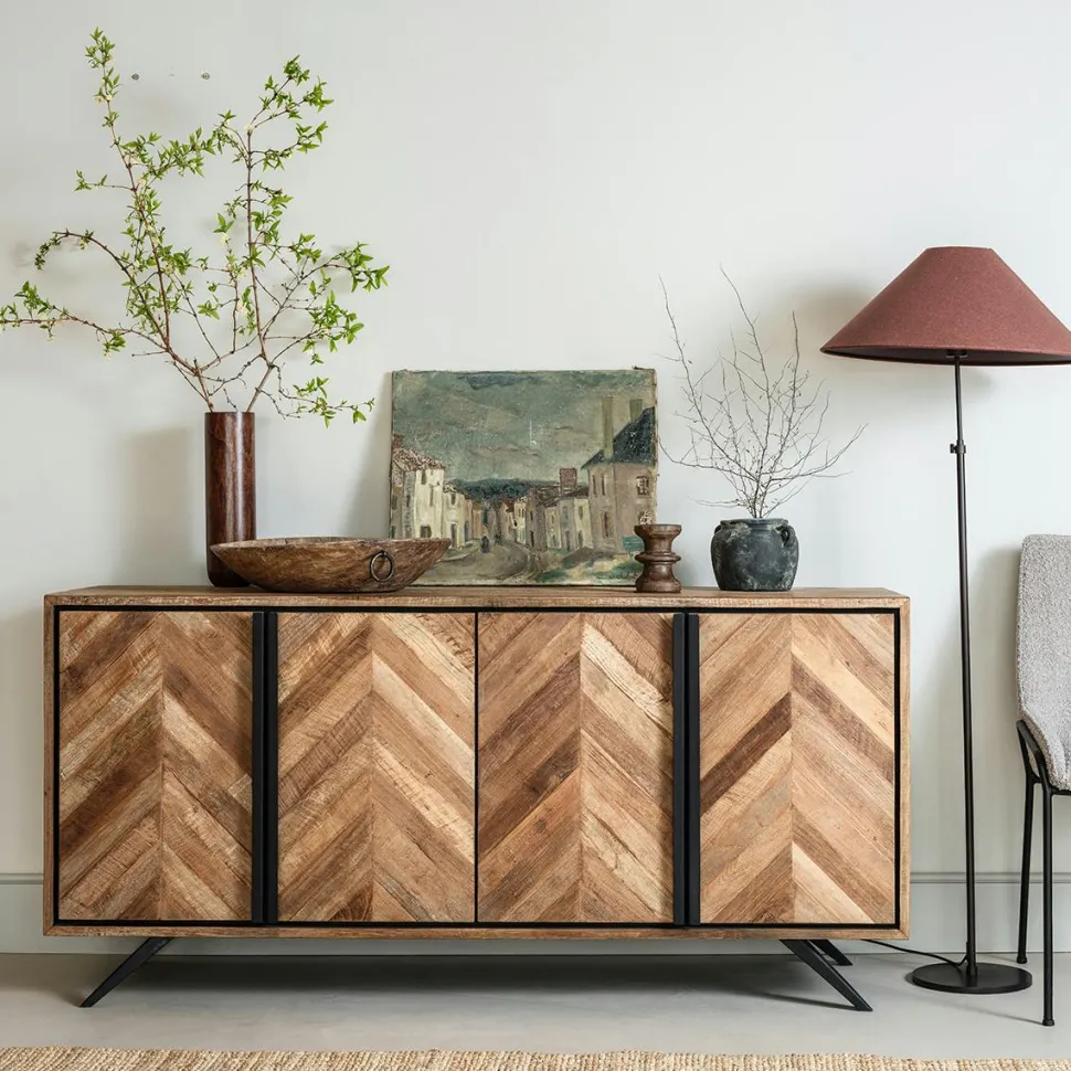 Bahut en bois de teck recyclé MANADO