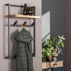 Banc coffre de rangement hévéa 134cm HELENA