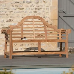 Banc de jardin en Teck brut massif 166cm SUMMER
