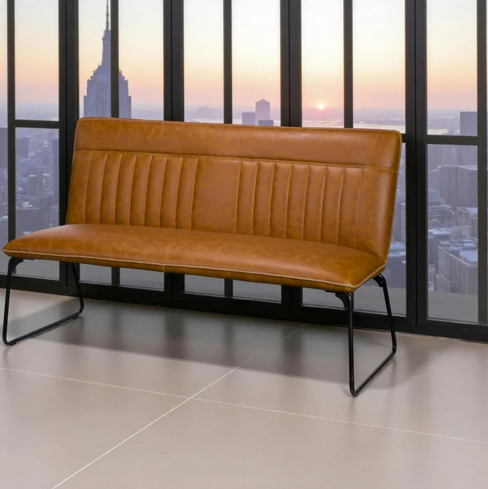 Banc de table industriel camel OKA