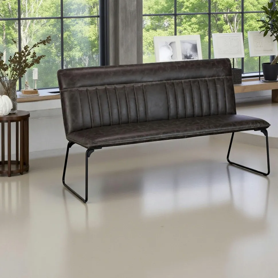 Banc de table industriel camel OKA