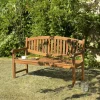 Banc ovale en teck 150 cm MACAO