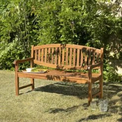 Banc ovale en teck 150 cm MACAO