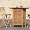 Bar de jardin en Teck brut massif 120cm SUMMER