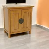 Buffet 2 portes hévéa 75x45x80cm MAORI