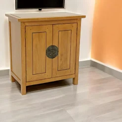 Buffet 2 portes hévéa 75x45x80cm MAORI