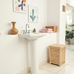 Buffet 2 portes hévéa 110x45x90cm TESSA