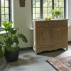 Buffet ancien 2 portes bois hévéa 100cm TRADITION