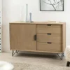 Buffet bas bois pieds épingle style rétro