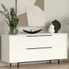 Buffet blanc design moderne à ouverture frontale VAREN