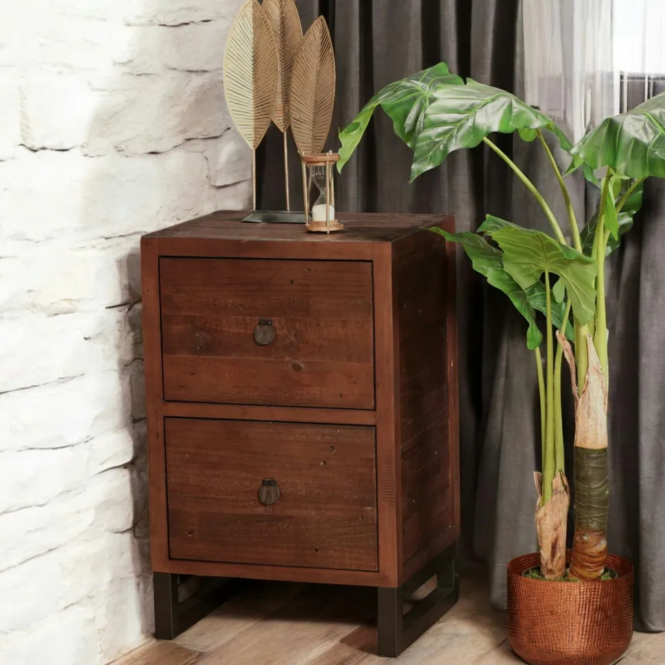 Buffet bois brun recyclé SAMOA