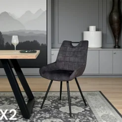 Buffet contemporain bois de sapin damier CARPATES