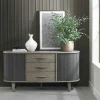 Buffet en bois avec accordéon 165 cm HOUSTON