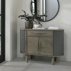 Buffet en bois avec accordéon 165 cm HOUSTON