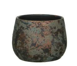 Buffet haut 2 portes chêne massif métal SOOMAA réf 30020868