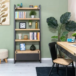 Buffet industriel bois métal boulons BROOKLYN