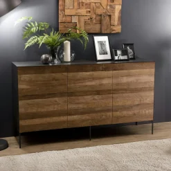Buffet moderne teck recyclé 3 portes PANAMA