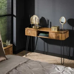 Buffet noir en bois de manguier LUCKNOW