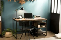Bureau / Console en bois de teck recyclé 140 x 60 SWING
