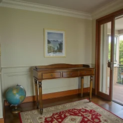 Bureau 3 tiroirs hévéa 120x40x84cm TRADITION
