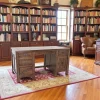 Bureau Hévéa 1 porte, 5 tiroirs 150x75x76cm TESSA
