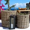 Cache-pot haut en rotin (lot de 2)