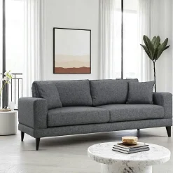 Canapé 3 places gris - style contemporain VENCE