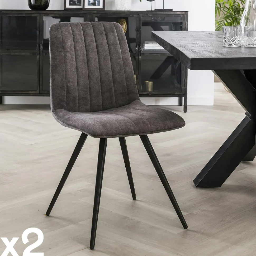 Canapé d'angle convertible anthracite - côté droit COMO