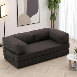 Canapé-lit vert confort, 190 cm ALTEA