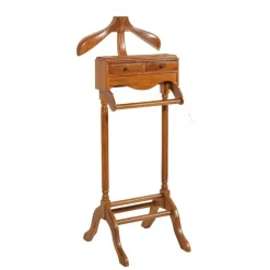 Chaise bois exotique et cannage dossier arrondi MANAK