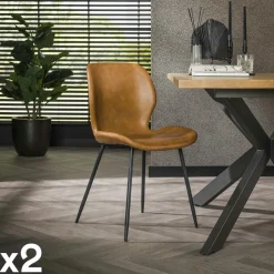 Chaise camel (lot de 2) MELBOURNE