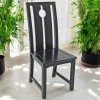 Chaise chinoise ming hévéa massif MAORI