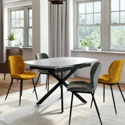 Chaise contemporaine pivotante lagon (lot de 2) LIGURIE