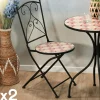 Chaise de jardin motif 70s (lot de 2) GRENADE