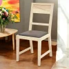 Chaise de repas Hévéa assise mousse 42x50x90cm NIAGARA