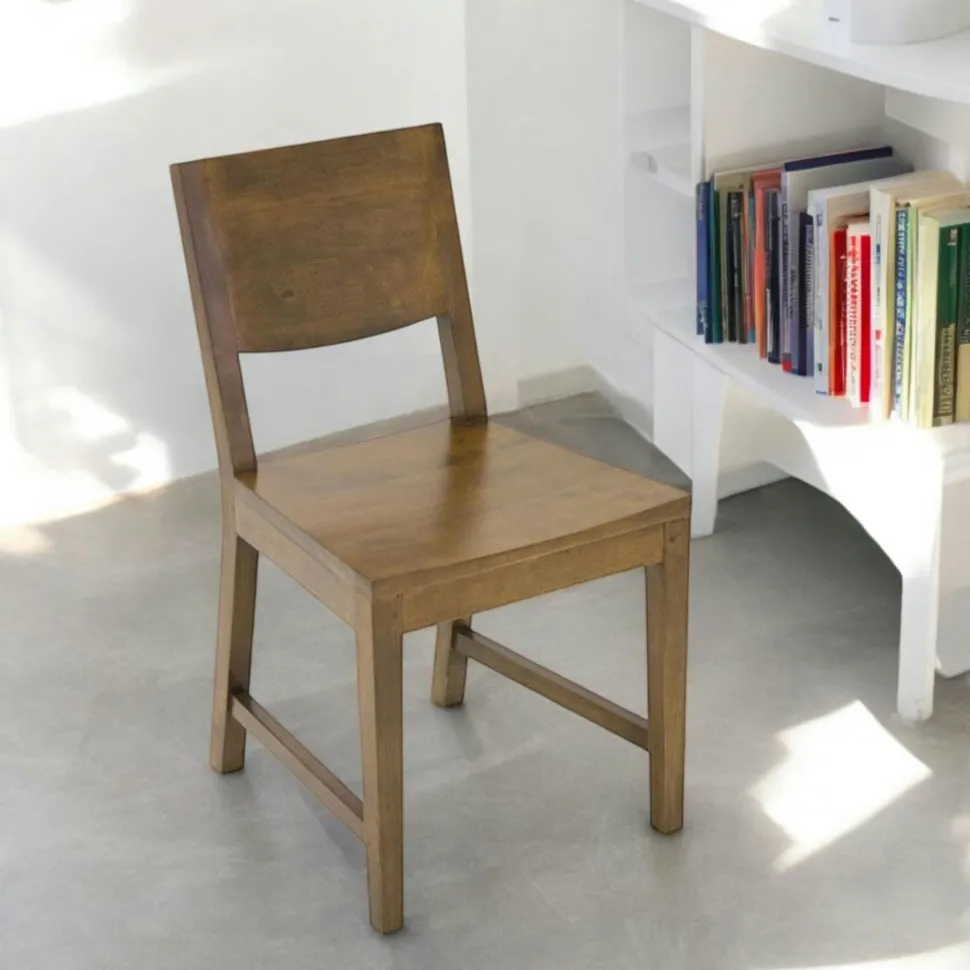 Chaise moderne hévéa OLGA