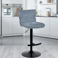 Chaise rotative tissu kaki (lot de 2) IENA