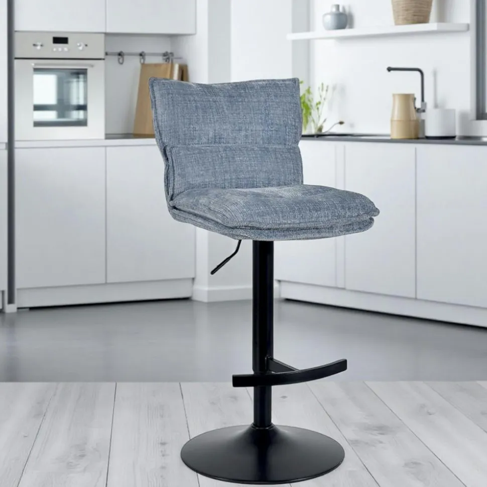 Chaise rotative tissu kaki (lot de 2) IENA