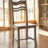Chaise Vague Hévéa 45x49x95cm TRADITION