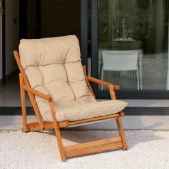Chilienne beige pliante - grand confort SORA