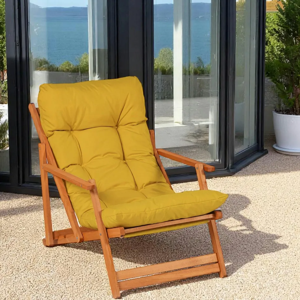 Chilienne beige pliante - grand confort SORA