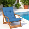 Chilienne bleue pliante - grand confort SORA
